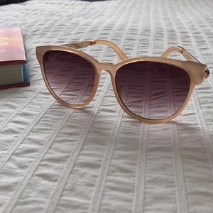Nude cat eye sunglasses